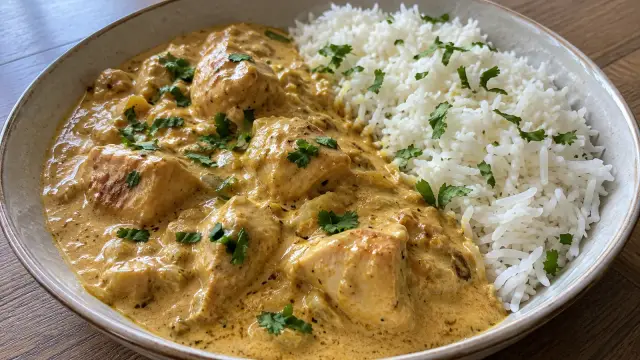 Jemné indické kuracie Korma v smotanovo-kešu omáčke s kardamómom