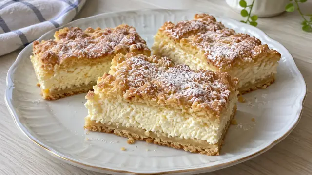 Krehké domáce tvarohové pité