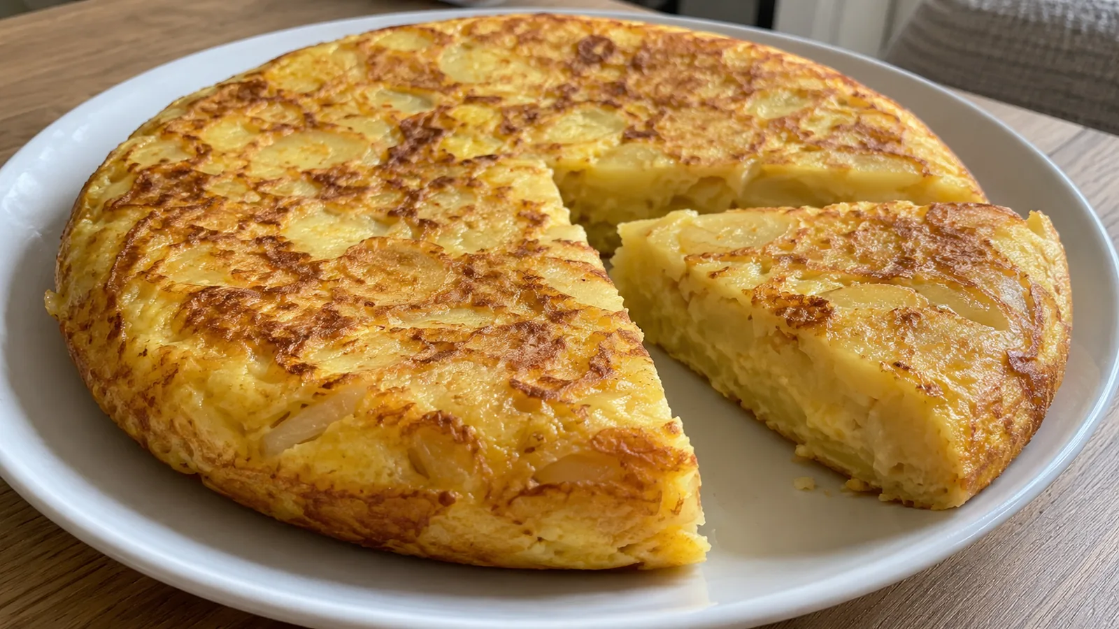 Tradičná španielska zemiaková omeleta (Tortilla Española)